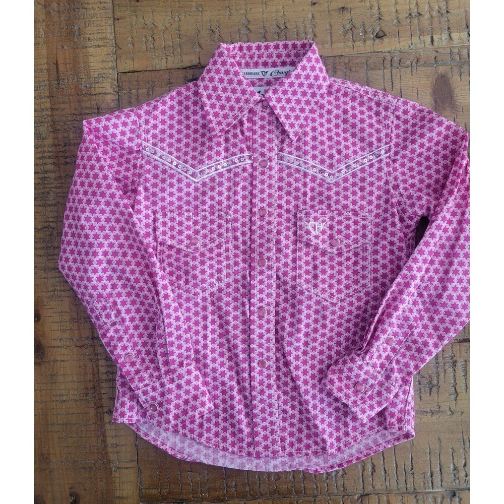 COWGIRL HARDWARE girls rodeo shirt XS